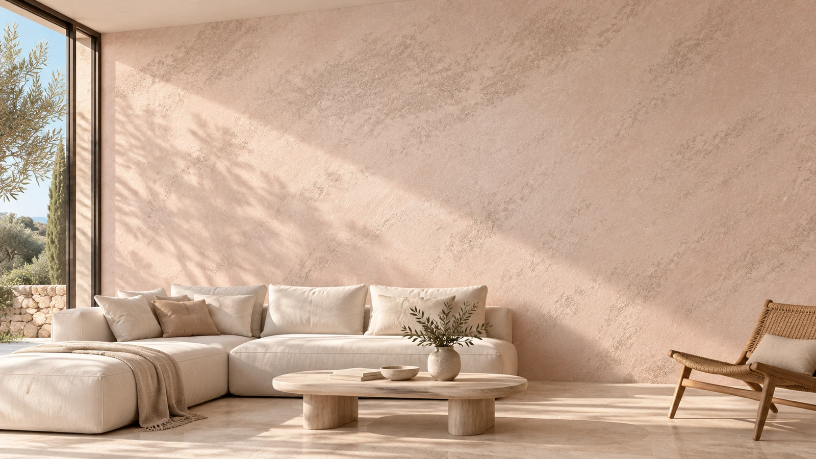 SABELORA de LITORRA : effet sable lumineux dans un salon